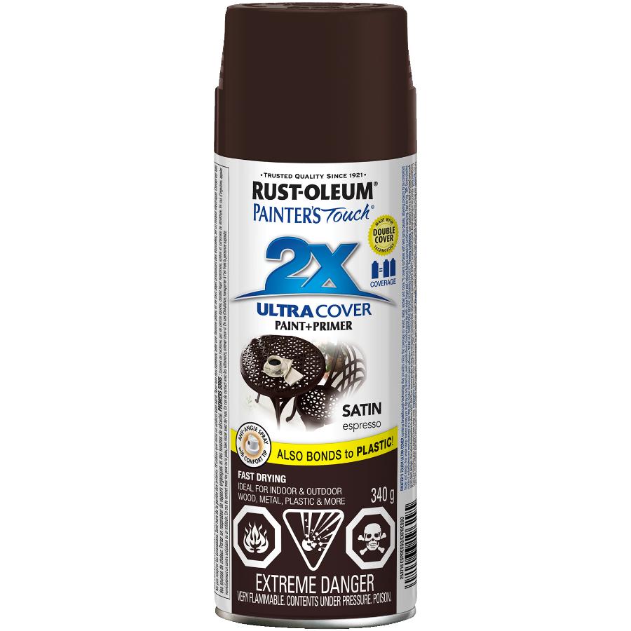 Rustoleum Painter's Touch 2X Ultra Cover Spray Paint Satin Espresso