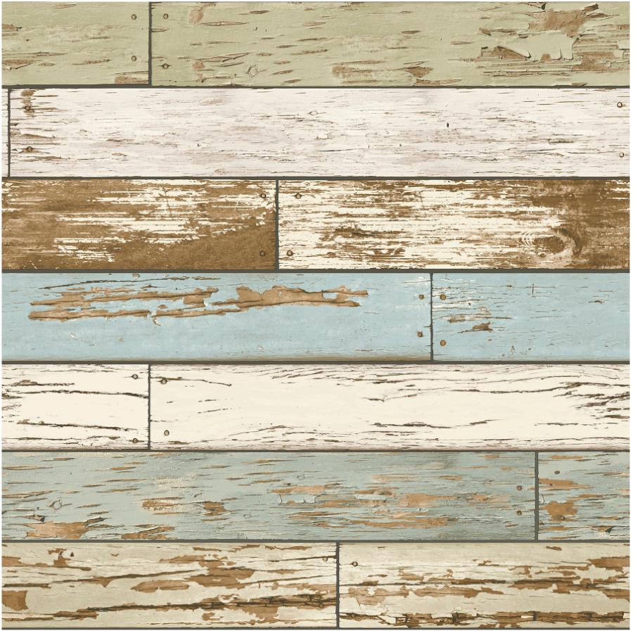 Wallpops - 20.5" x 18' Old Salem Vintage Wood Plank Peel and Stick