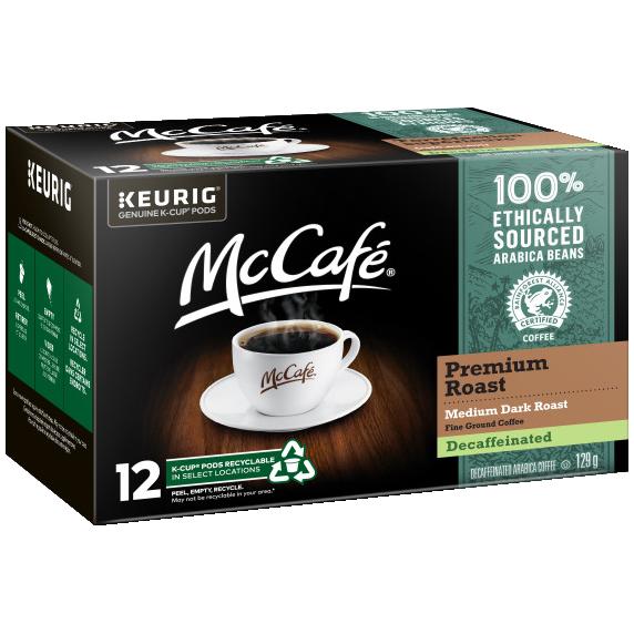 Premium Roast Decaf Coffee Cups 