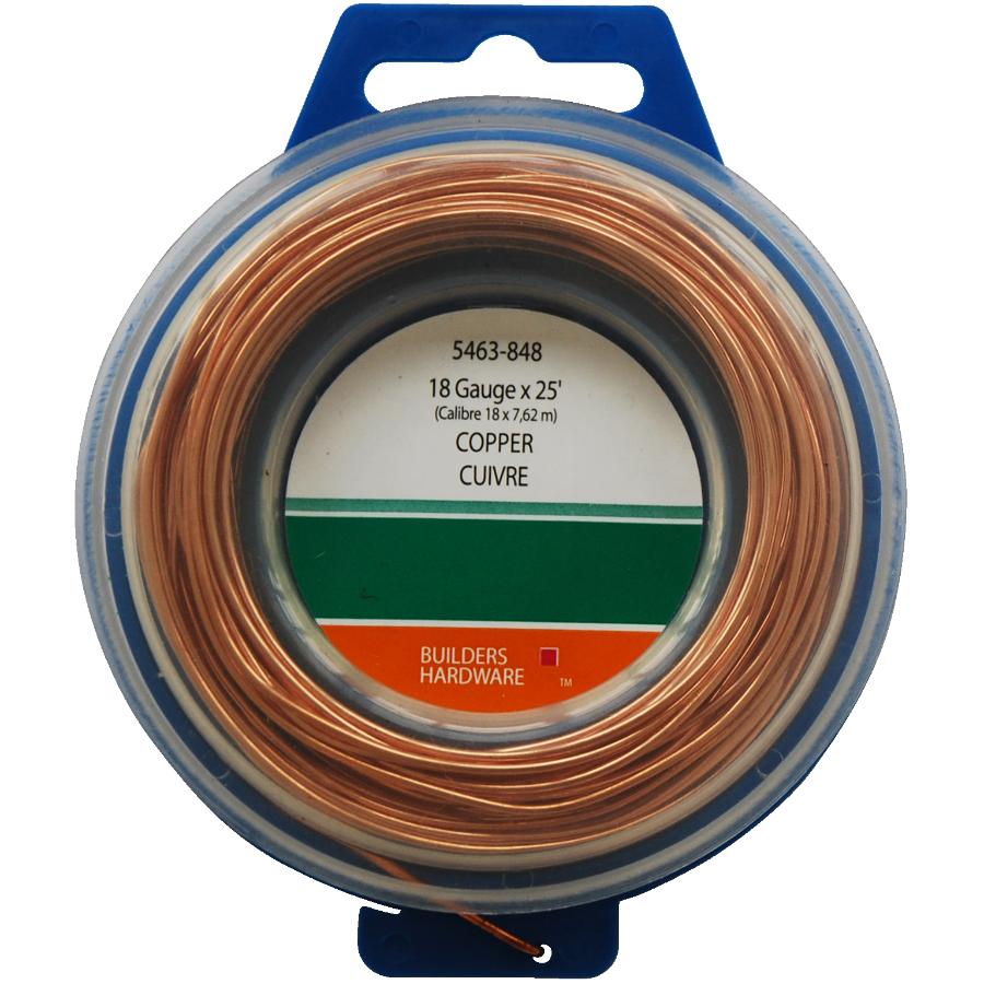 Builder's Hardware 25' 18ga Copper Wire Brantford Home Hardware